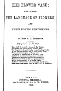 title page of The Flower Vase