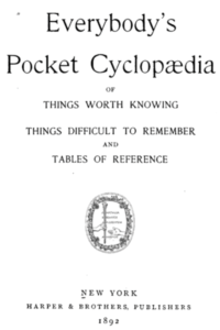 title page of Everyman's Pocket Cyclopaedia